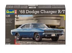 MODÈLE À COLLER - 68 DODGE CHARGER R/T  1/25 NIVEAU 4